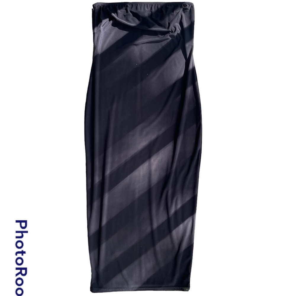 Black tube dress